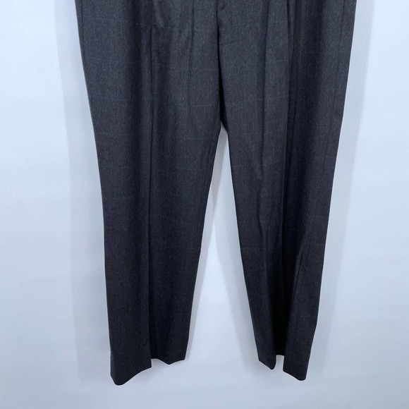 Burberry's Charcoal Gray Big Plaid 2-Button Suit Jacket & Pants Combo 40L - Picture 10 of 12